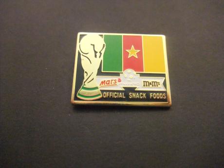 WK voetbal Italië 1990 sponsor M&M Mars deelnemer Senegal